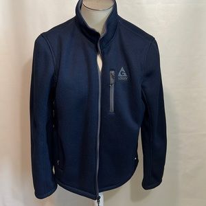 Navy Blue Athletic Woven Jacket